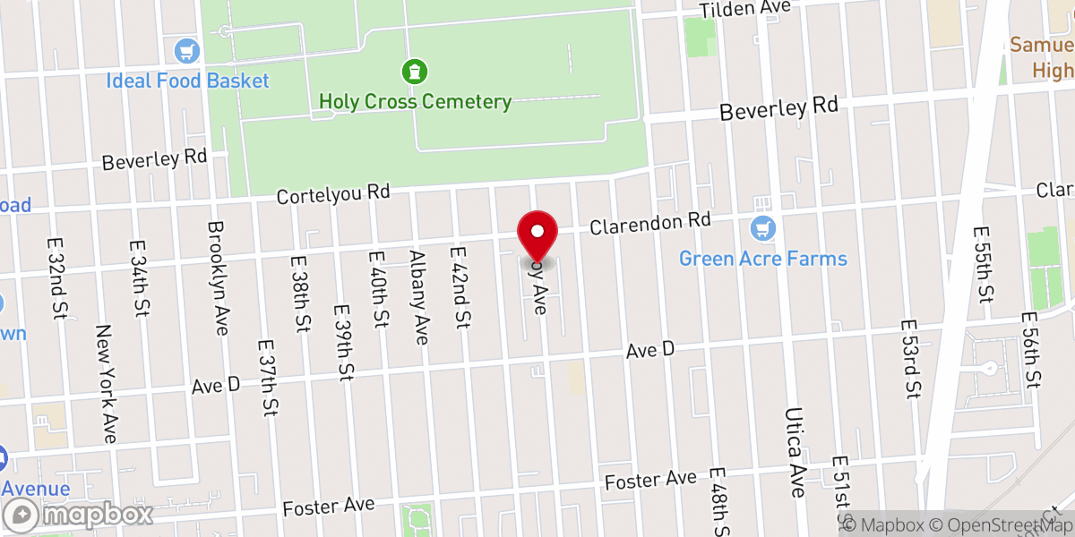 Map showing location of St. Augustine's Episcopal Church