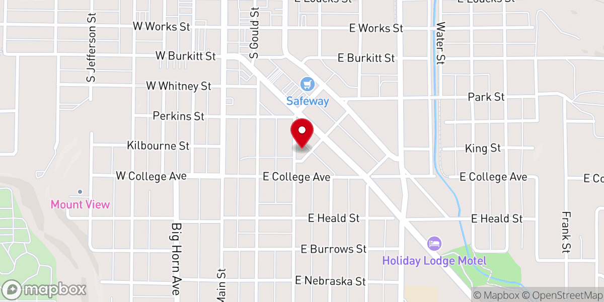 Map showing location of First Church-Christ Scientist