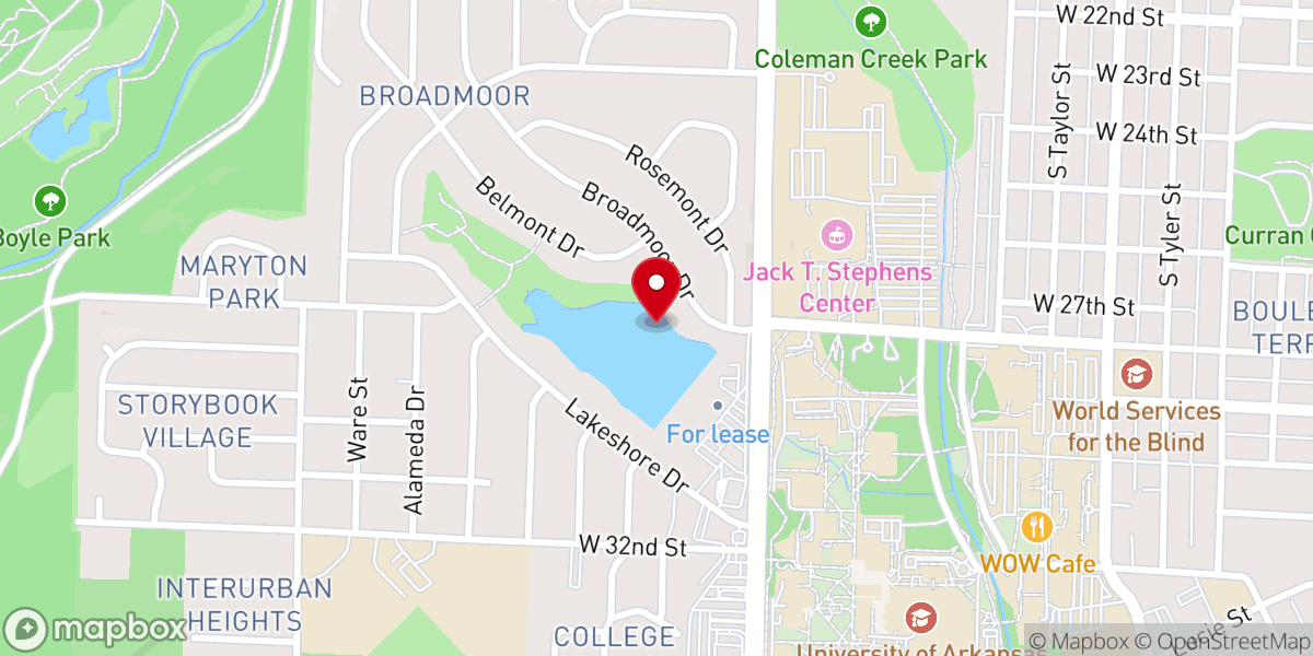 Map showing location of Excel Ministries Inc