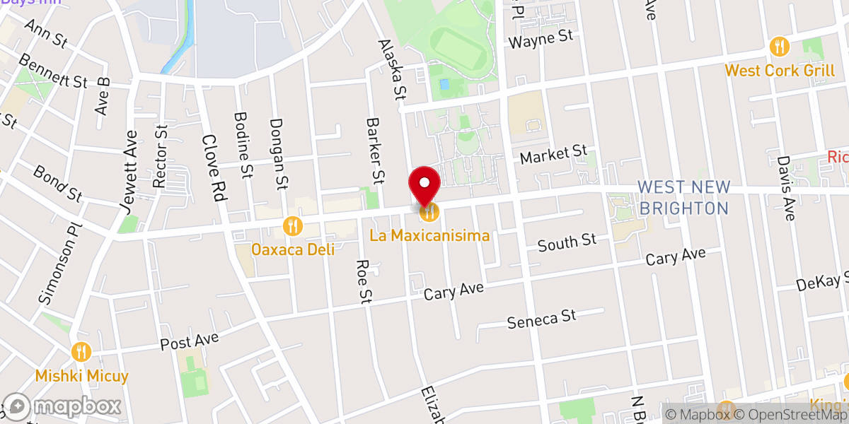 Map showing location of New Life Church of Staten Island