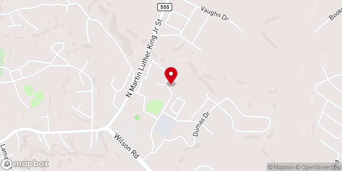 Map showing location of Natchez Triumphant Seventh-Day Adventist Church