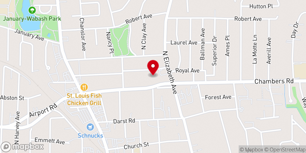 Map showing location of Higher Ground International Church