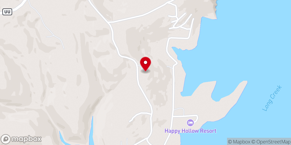 Map showing location of Glass Haus Weddings