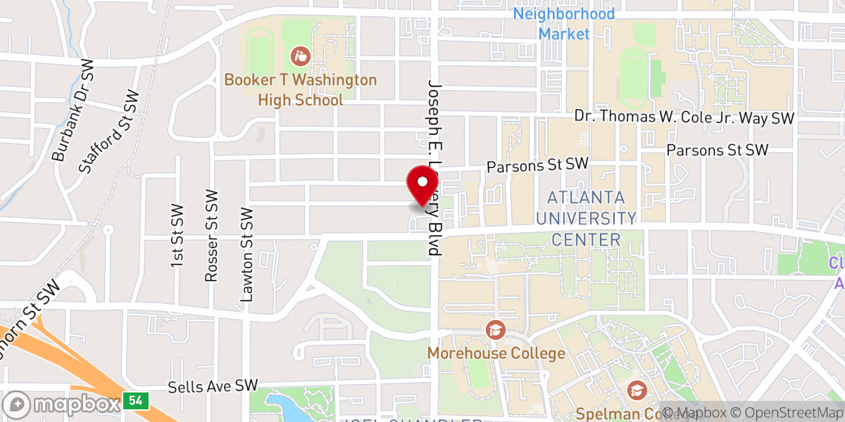 Map showing location of Warren Memorial United Methodist Church