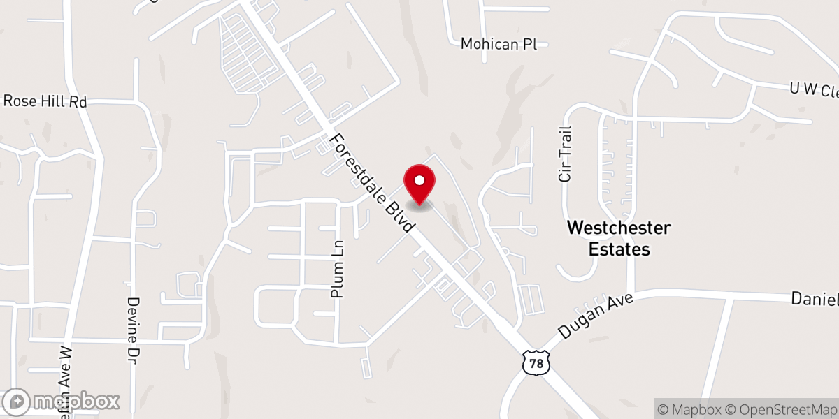 Map showing location of I Care Christian Ministries