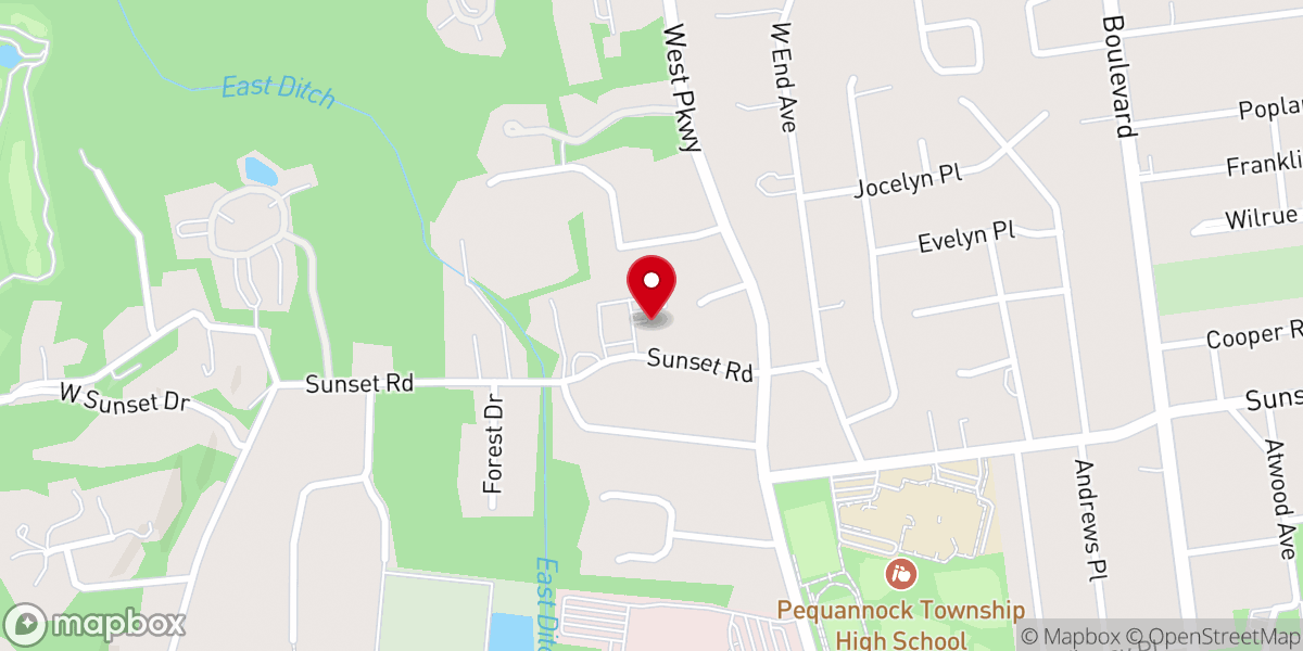Map showing location of The Chapel | Sunset Ministry Center