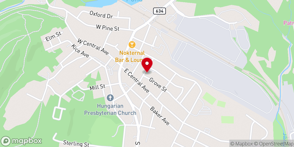 Map showing location of Wharton United Community Church - Food Distribution Center