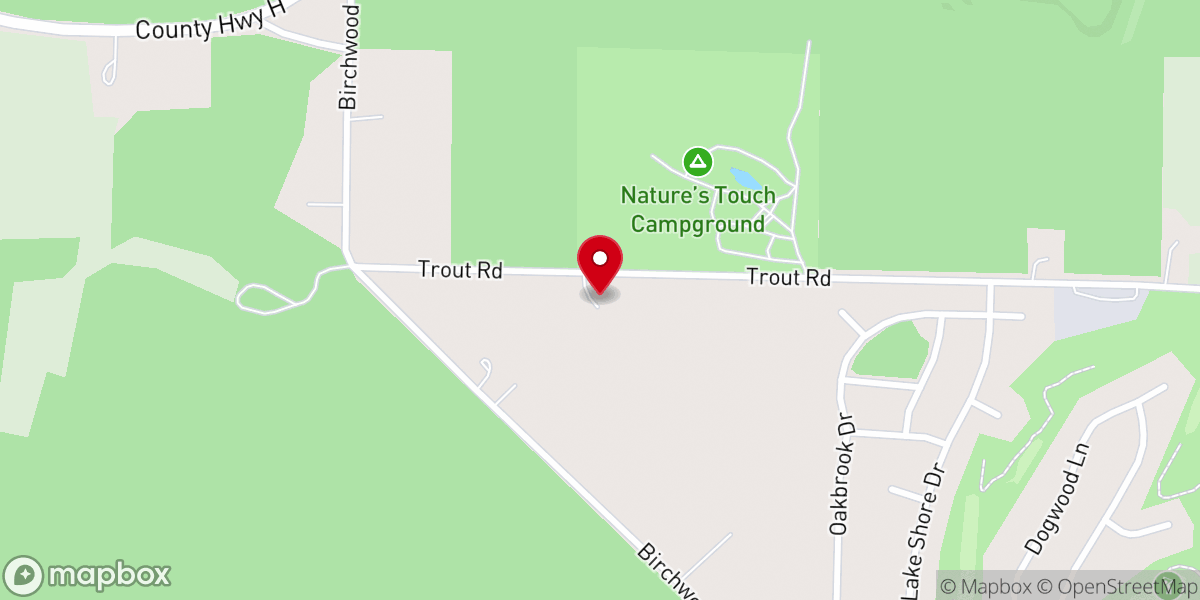Map showing location of Keystone Baptist Church