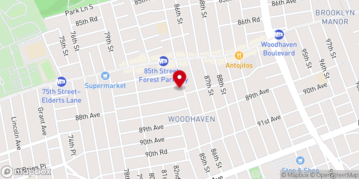 Map showing location of The Tabernacle NYC