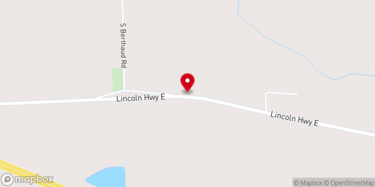 Map showing location of St. Louis Besancon Catholic Church