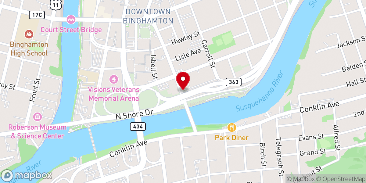Map showing location of Sons of Israel Congregation