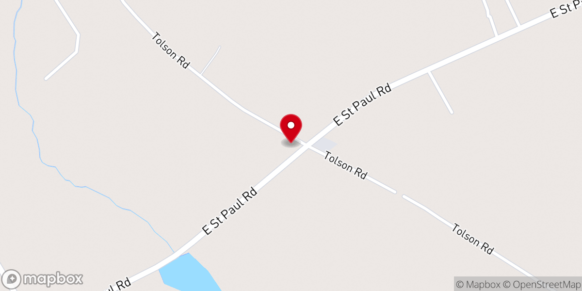 Map showing location of Mt Tabor AME Methodist Church