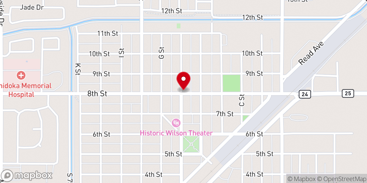 Map showing location of St Nicholas Church