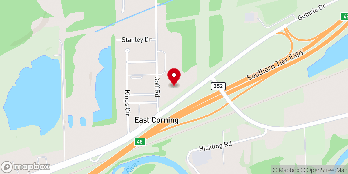 Map showing location of Cross Christian Church
