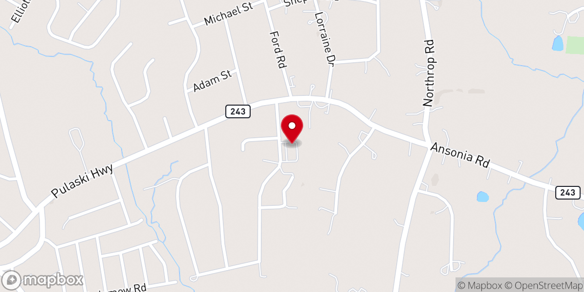 Map showing location of Reclaim Christian Church