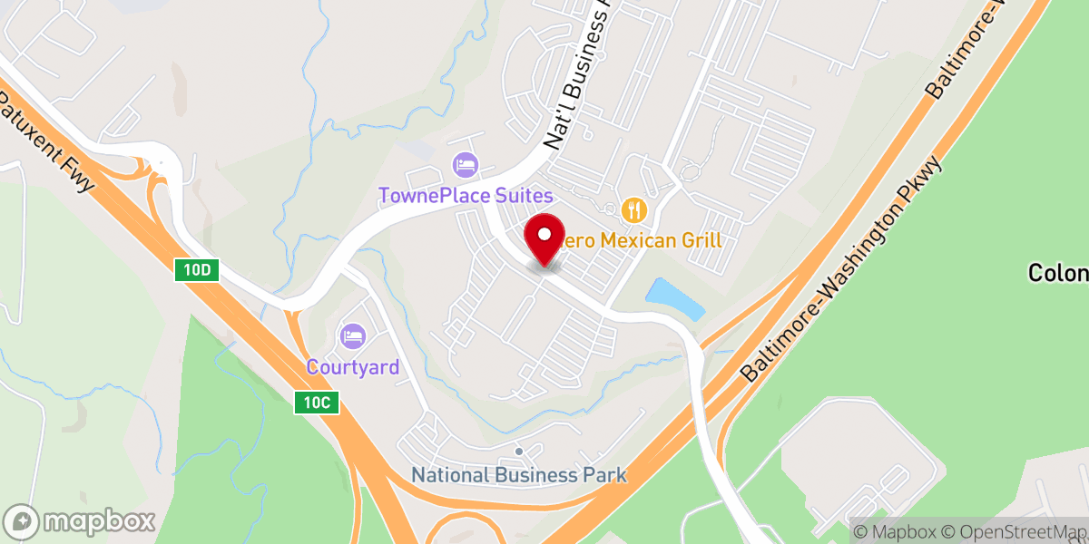 Map showing location of Annapolis Junction