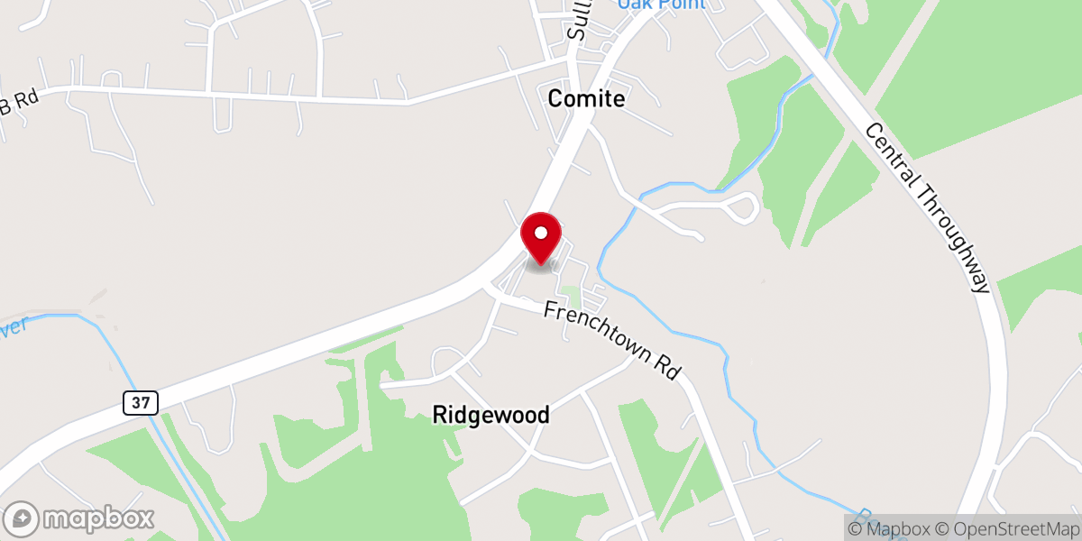 Map showing location of Saint Alphonsus Catholic Church - Food Distribution Center