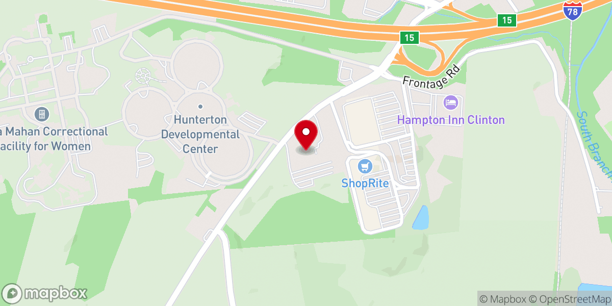 Map showing location of South Ridge Community Church