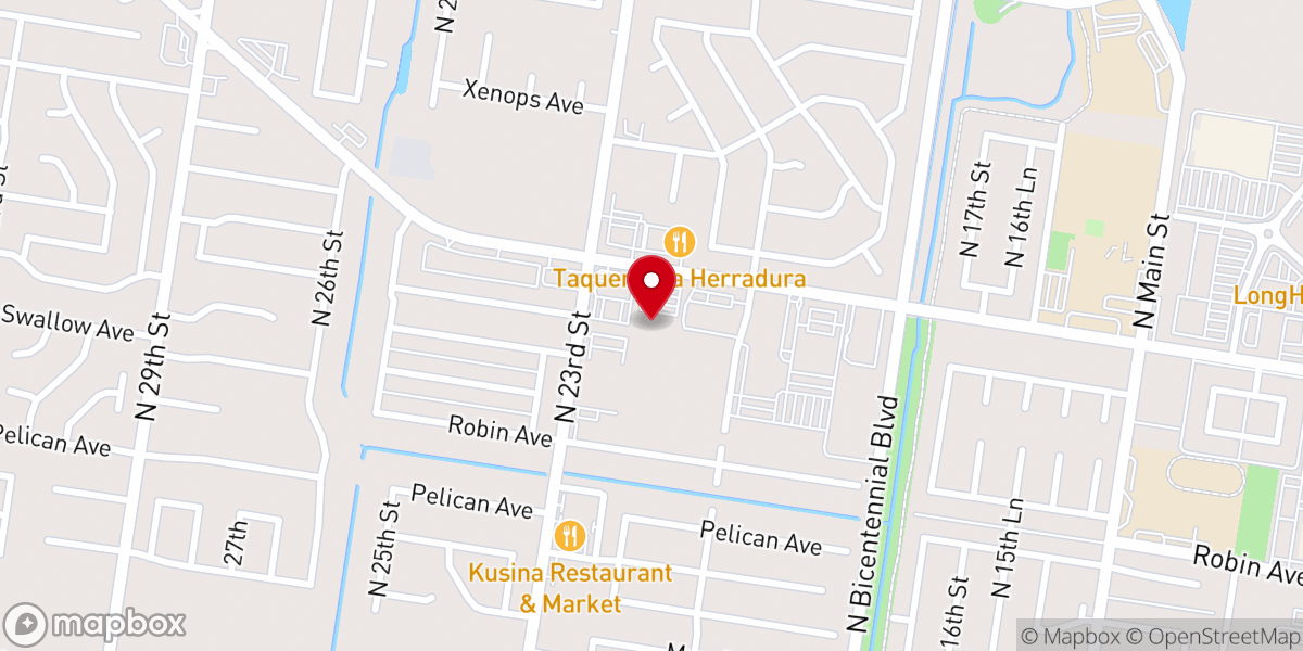 Map showing location of Christian Fellowship Church