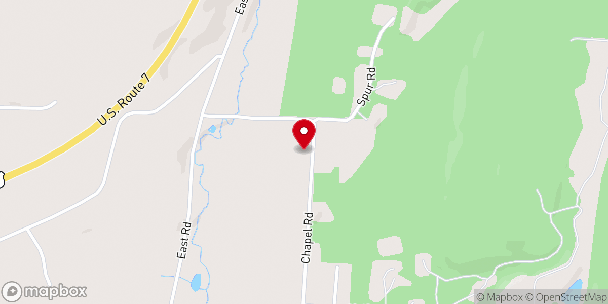 Map showing location of Green Mountain Mennonite Fellowship