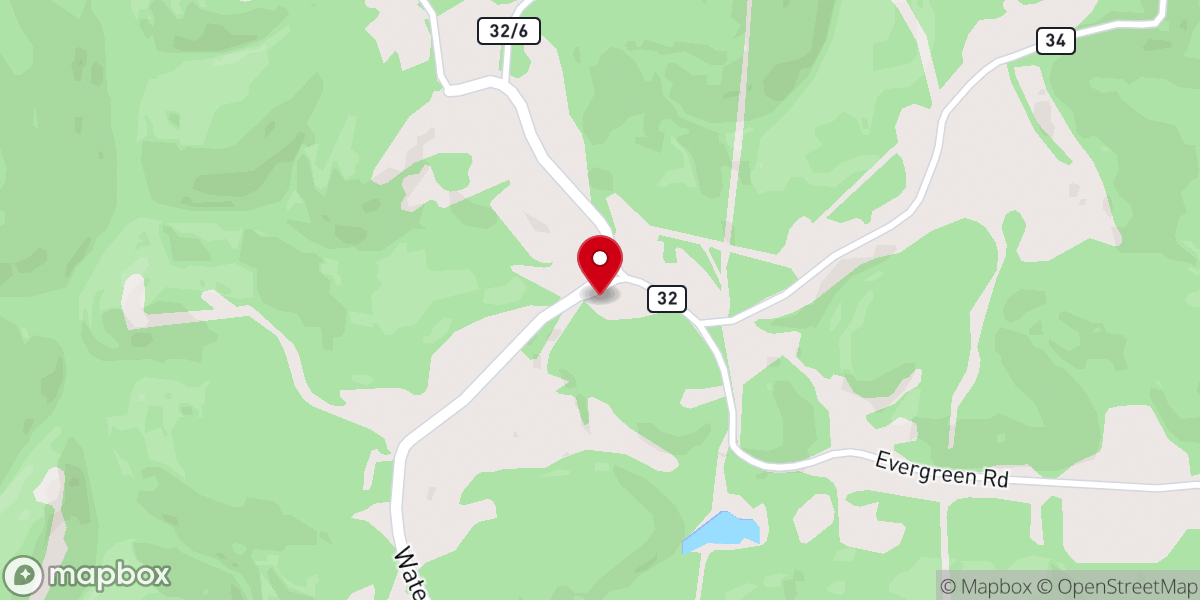 Map showing location of Waterloo Church
