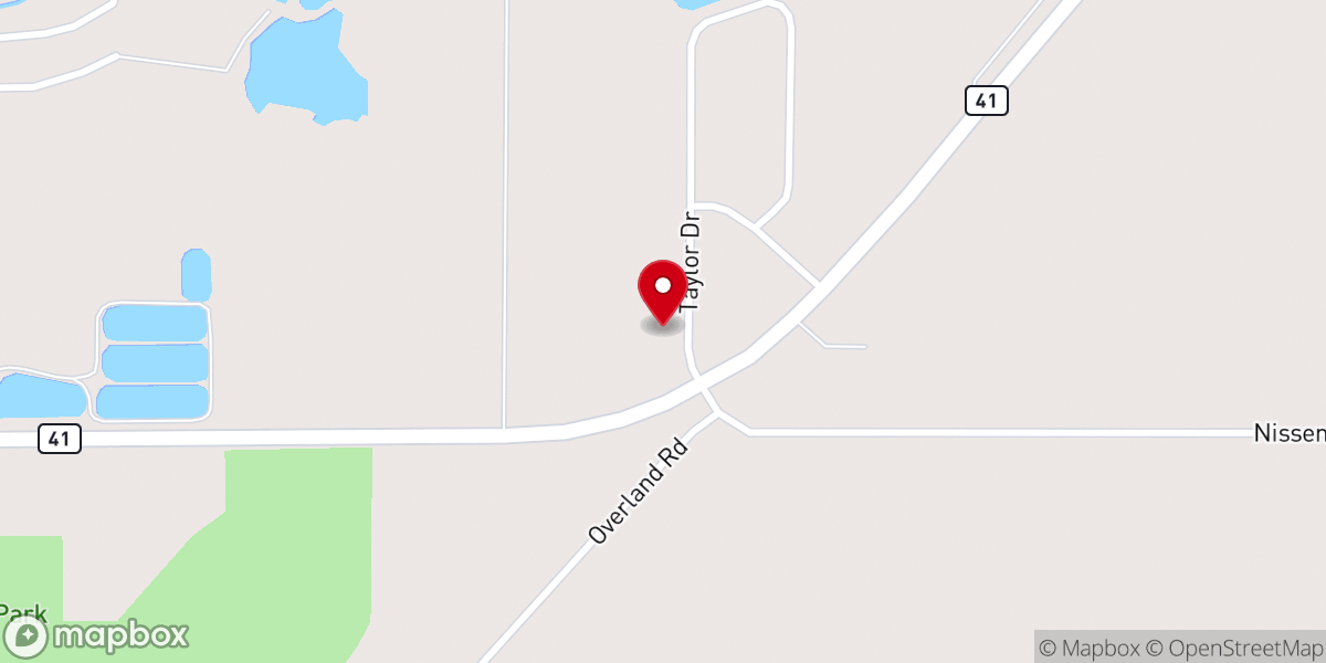 Map showing location of Stone Creek Bible Church