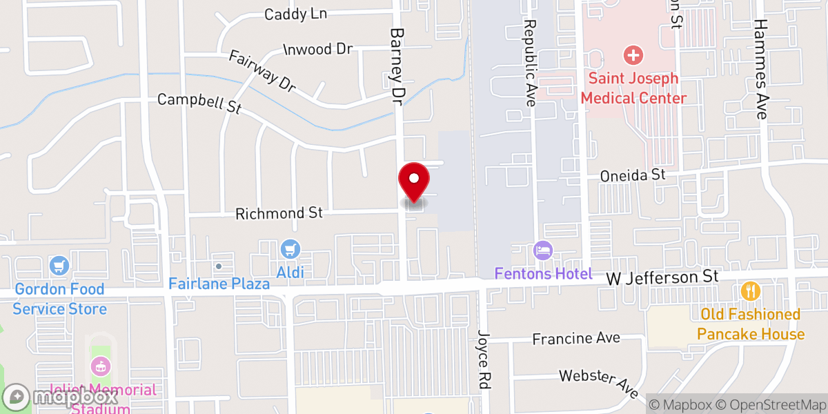Map showing location of Restoration Christian Church