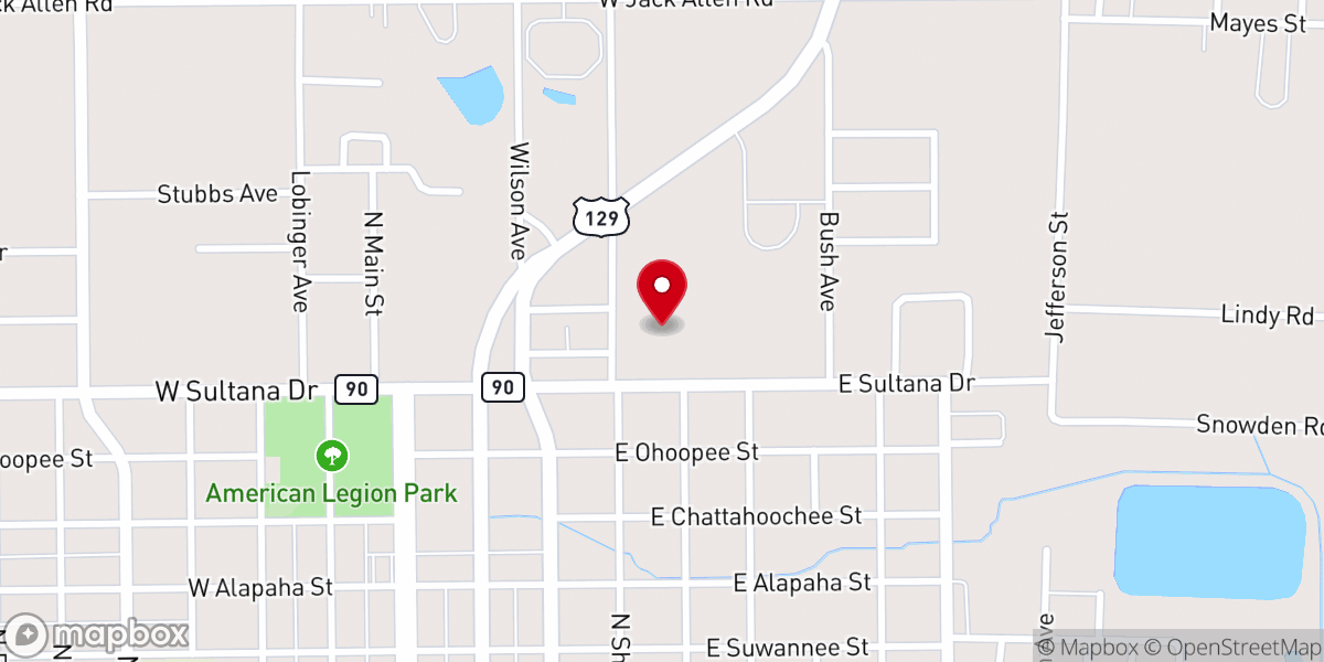 Map showing location of Water of Life International Ministries Incorporated