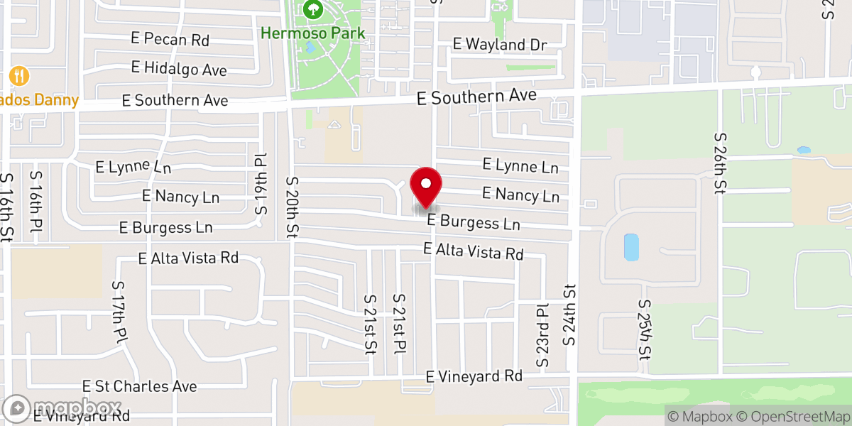 Map showing location of Church of God In Christ Congregational