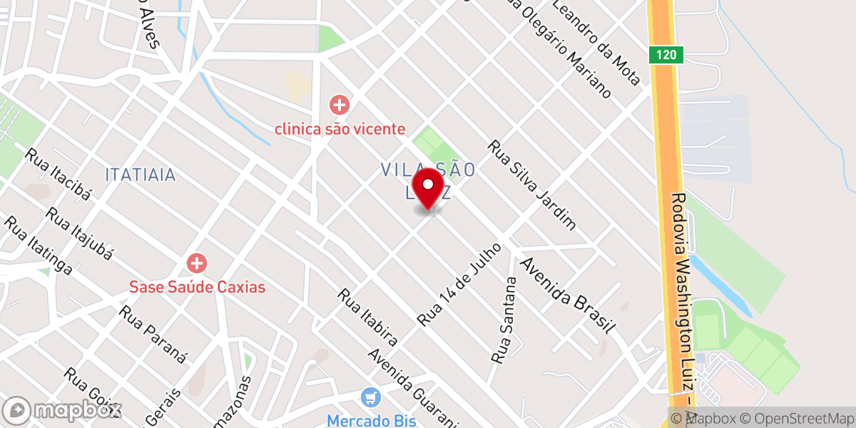Map showing location of Igreja Pentecostal AlianÇA De Amor