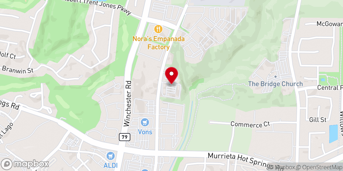 Map showing location of The Way Family Church
