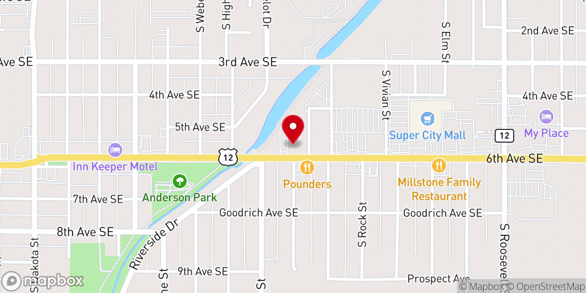 Map showing location of Christian Worship Hour
