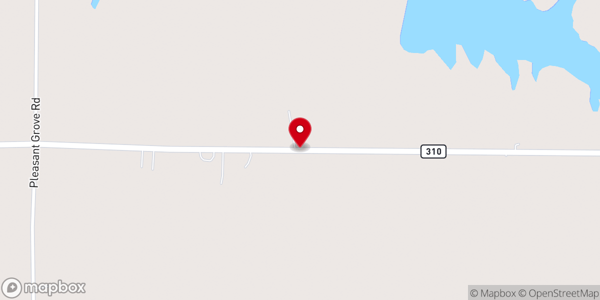 Map showing location of Bryant Lane Cowboy Church
