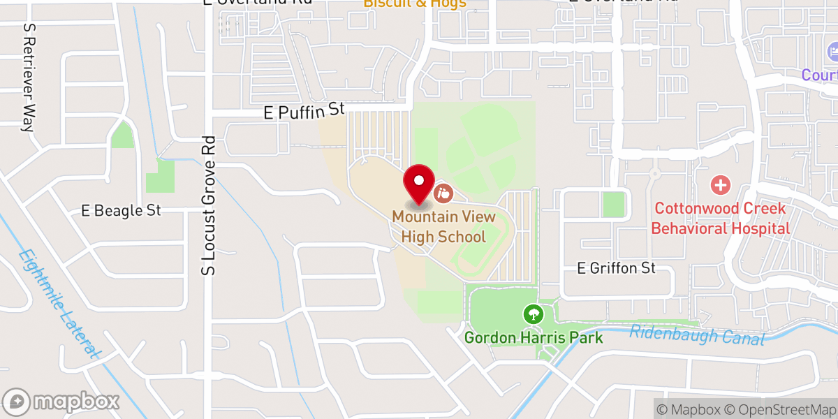 Map showing location of Stonehill Church