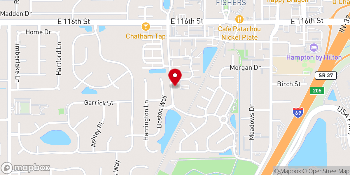 Map showing location of Holy Family Episcopal Church