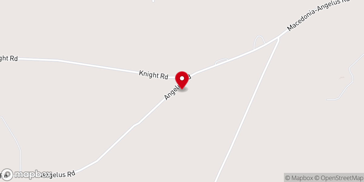 Map showing location of New Zion Deliverance Baptist Church