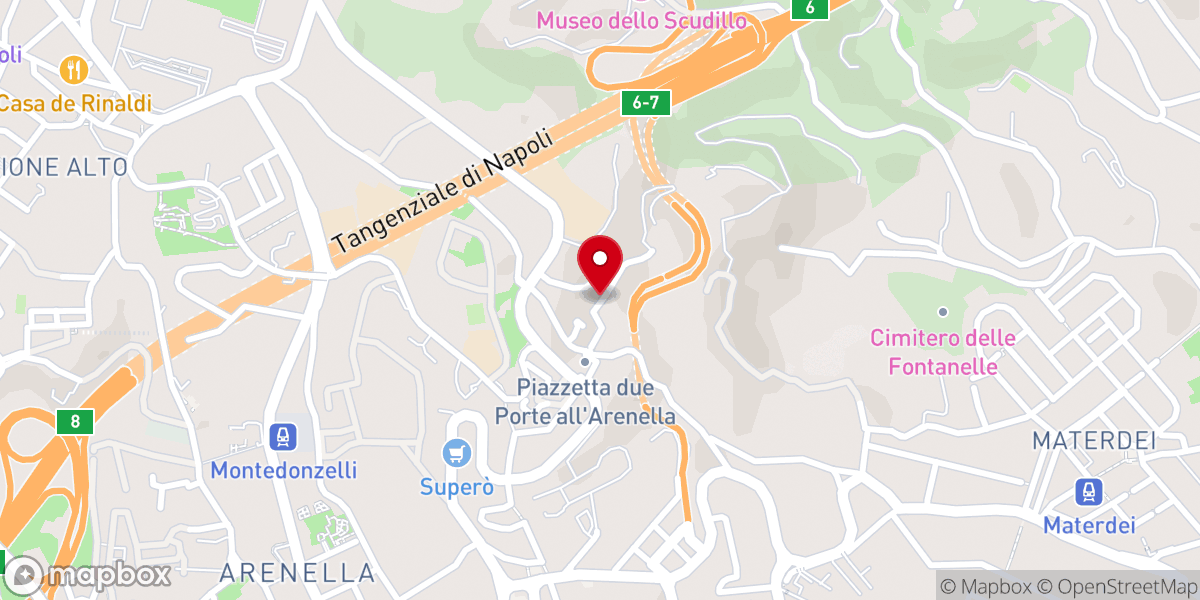Map showing location of Cappella Templare Santa Maria Coeli San Gennaro