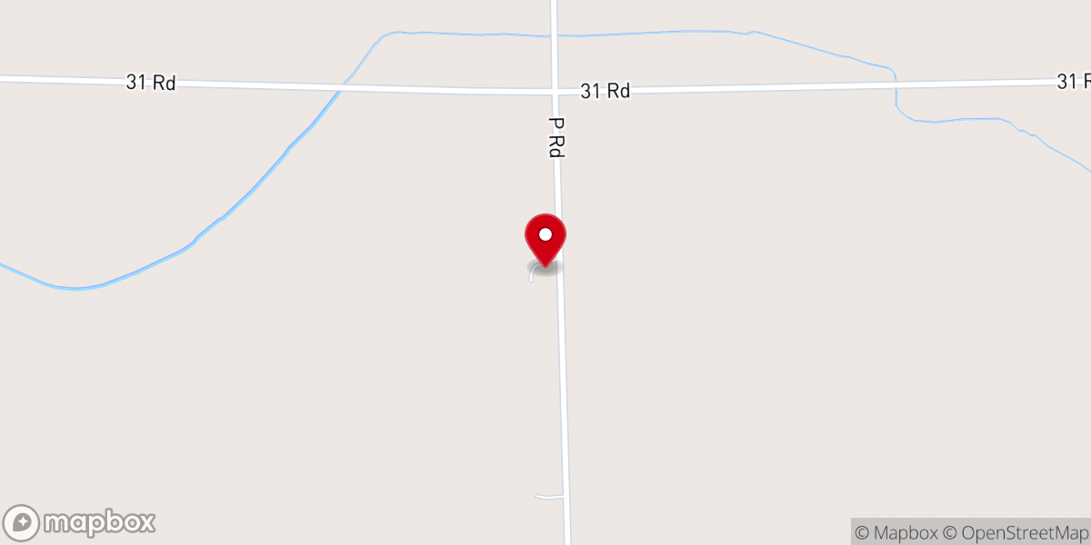 Map showing location of St Francis Catholic Church, Center