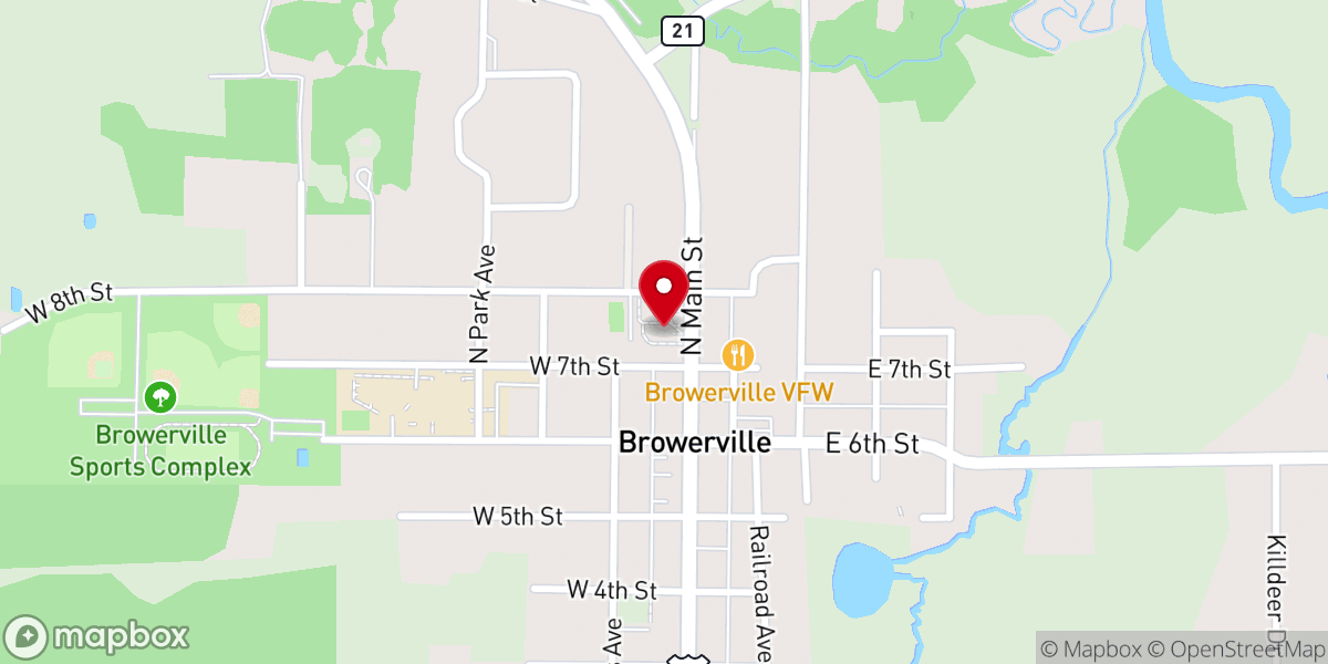 Map showing location of Christ the King Catholic Church