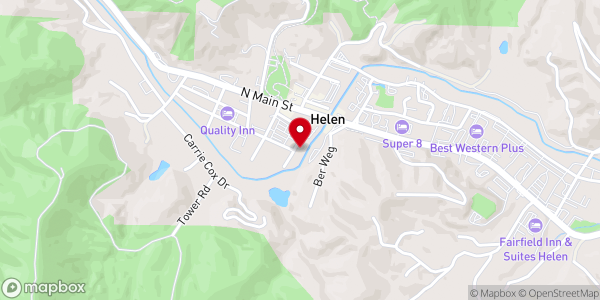 Map showing location of On The River Weddings
