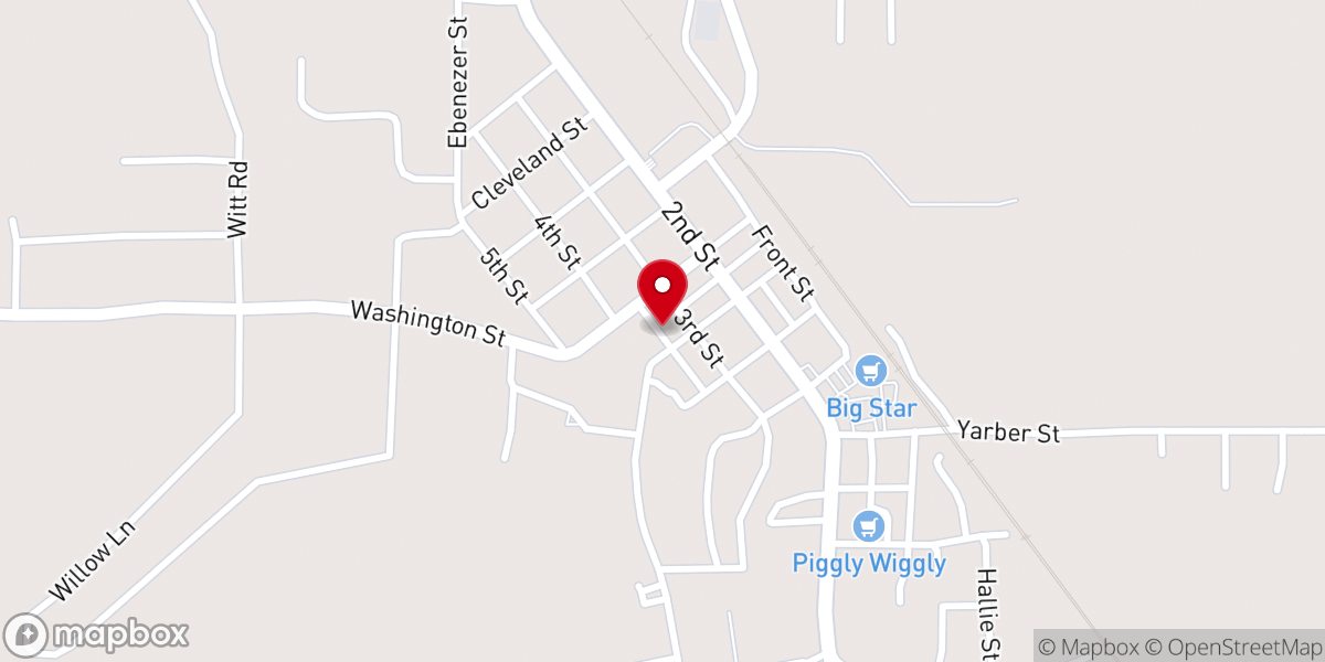 Map showing location of Belmont Methodist Church