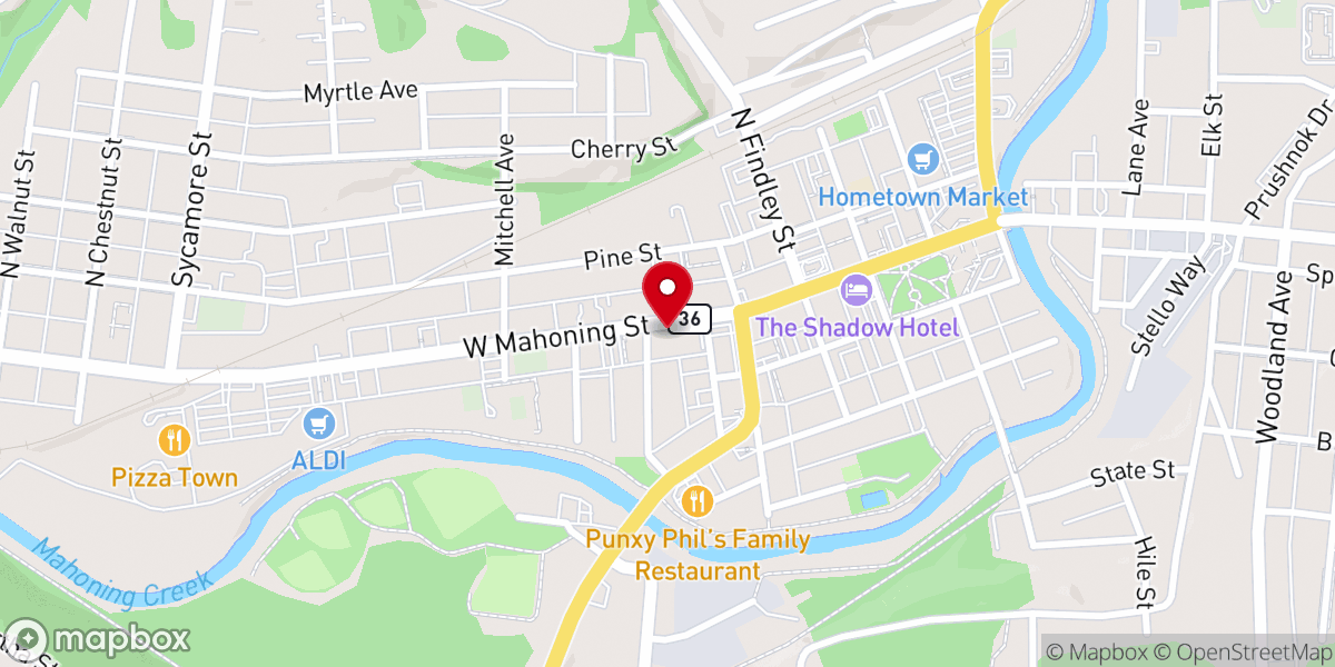 Map showing location of The Salvation Army