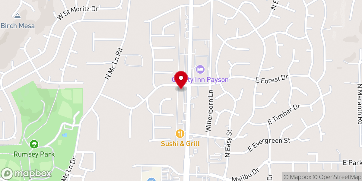 Map showing location of A Church of Christ