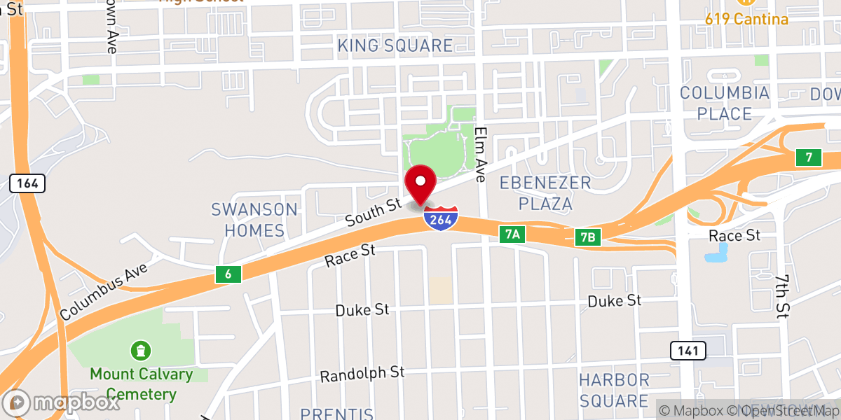Map showing location of Miracle Center Corporation