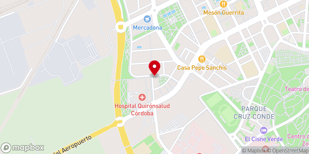 Map showing location of Iglesia Beato Cristóbal de Santa Catalina