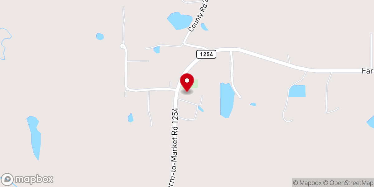 Map showing location of Freeman Chapel