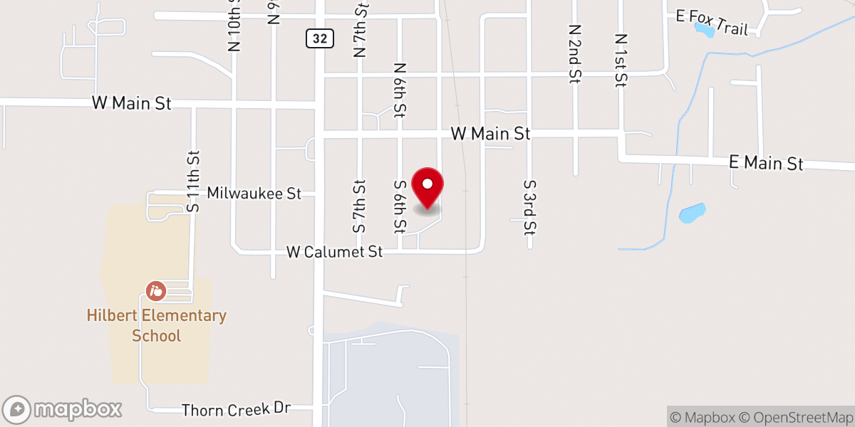 Map showing location of Saint Marys Catholic Church