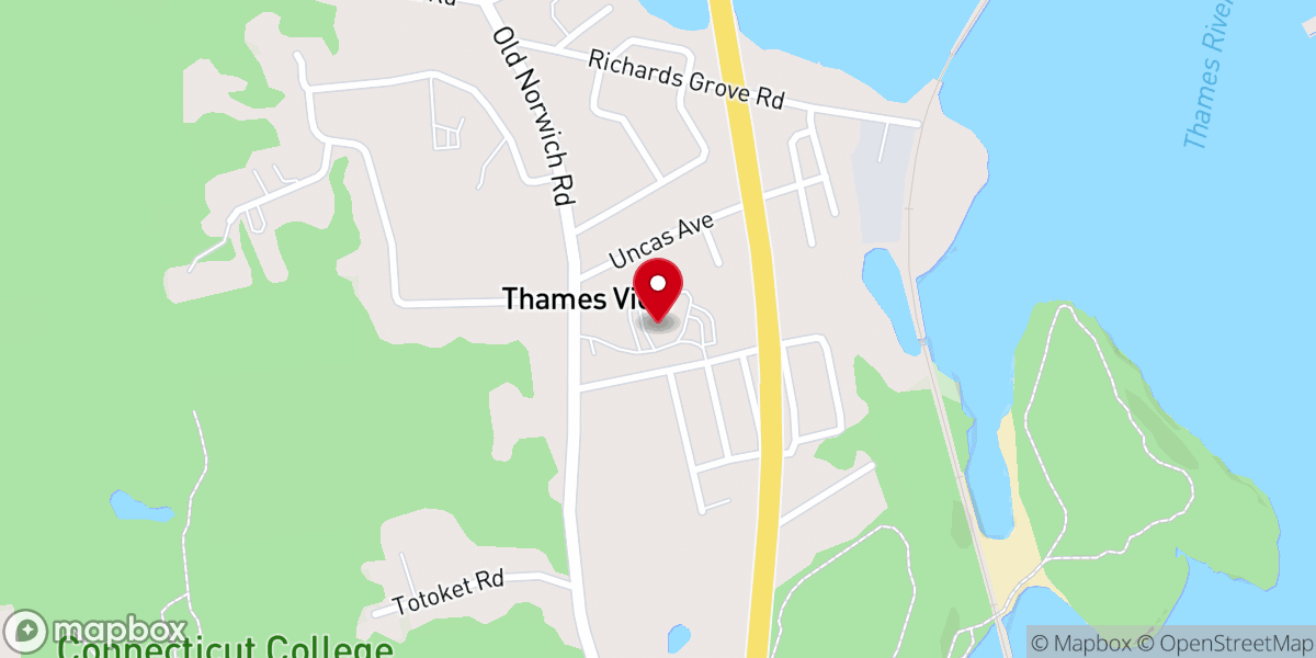 Map showing location of Our Lady of Perpetual Help Church