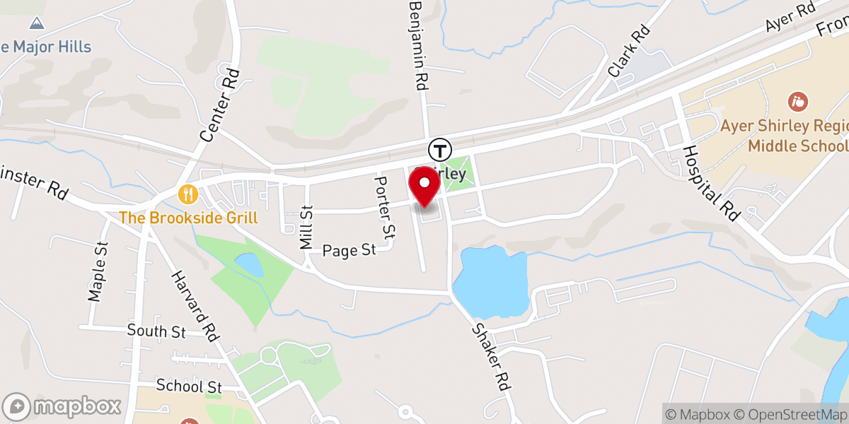 Map showing location of St. Anthony's Catholic Church Parish Hall