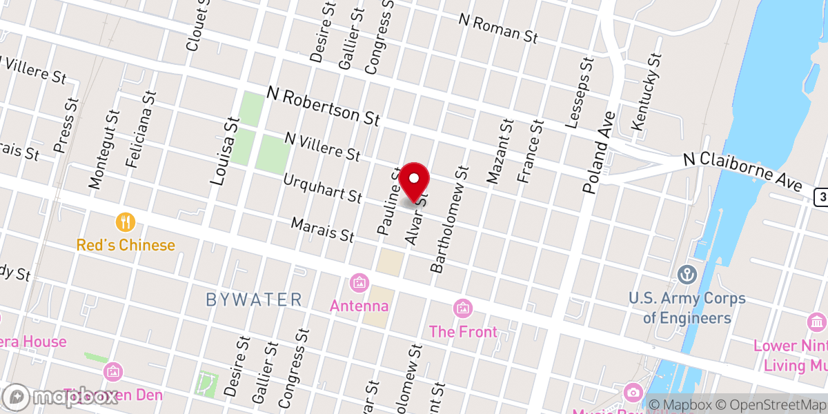 Map showing location of Redeemer Evangelical Lutheran Church